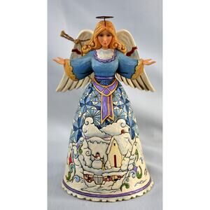 Jim Shore Winter Wonders Angel Figurine #4016085 NIB